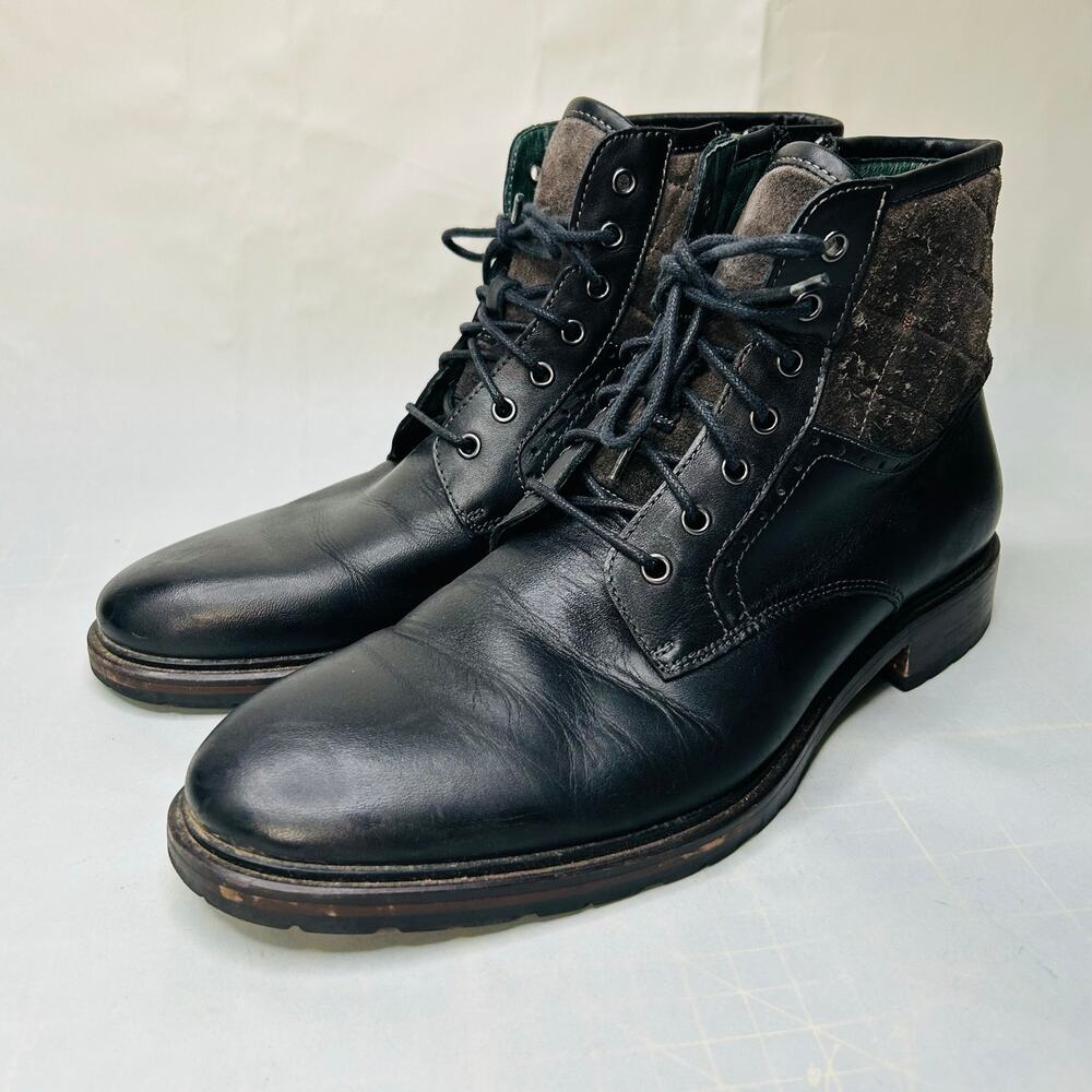 Johnston Murphy J&M 1850 Men's Ankle Boots Leather Mens Size 10.5 M Dark Blue